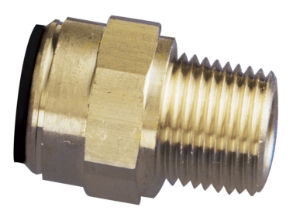 John Guest Brass Straight Adaptor MM011504N