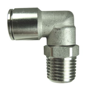 Swivel Male Stud Elbow Tapered MX150418