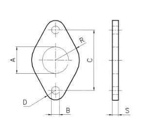 Flange - Stainless Steel xfl16