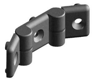 Plastic Double Hinge - Detachable 095020D