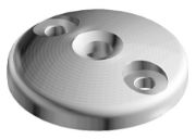 Base for Pivot Feet - Stainless Steel with Bolt-down Holes 098A080EB