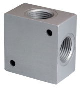 4 Way Distributor Block - Nickel Plated Brass DMX18