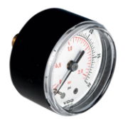 Pressure Gauge, Back Entry, Steel case PGR040118