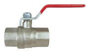 Long Thread Full Flow Ball Valves - Steel Handle ISOLTDBV12FF