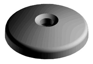 Die-cast Zinc Pivot Foot - Base Only 098A040ZS