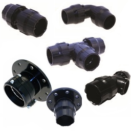 Aircom aluminium fittings