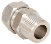 Male Stud Coupling NPT to Imperial Tube 7020000669