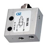 Plunger Valve - M5 Ports or 4mm Fittings- AZ 304MA